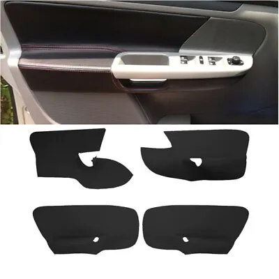 1 Set LHD Leather Car Door Armrest Panel Cover Replacement For VW Golf 5 2008 09 • $37.74