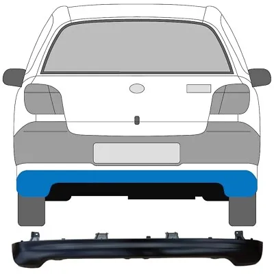 For Toyota Yaris 2003-2005 Rear Bumper Low • $91.96