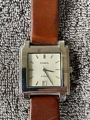 FOSSIL ARKITEKT  Watch  Original Leather Band  Vintage • $19.77