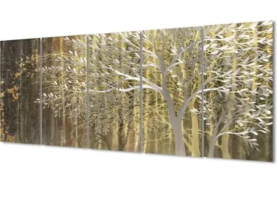 Richspace Arts Gold Metal Tree Wall Decor Large Modern Nature Landscape Wall Art • $95