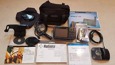 Garmin GPSMAP 496 Aviation / Marine / Land GPS Very Good Condition 010-00578-01 • $505.30