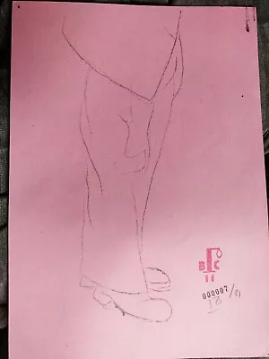 £99.99 • Buy BILLY CHILDISH Dock Worker's Legs Numbered Gestetner Print VERY RARE