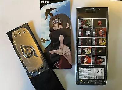 Naruto Hidden Leaf Village Headband - Konoha Sasuke Kakashi Anime UK Shippuden • £8.99