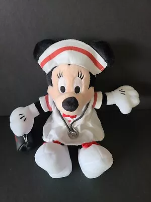 Disney Nurse Minnie Mouse Mini Bean Bag - New W/Tag! • $35.99