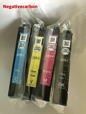 Epson 220 Initial Ink Set 4 Color OEM NEW Sealed 220i T220 Genuine Wf2630 2630 • $15