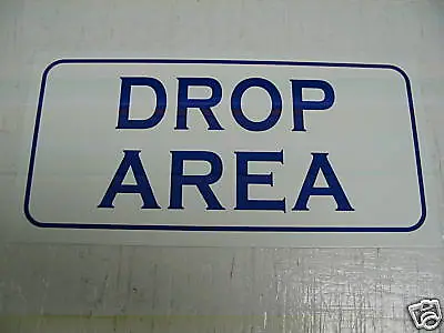 Vintage Style DROP AREA Metal Sign Golf NEW Course Ball • $13.45