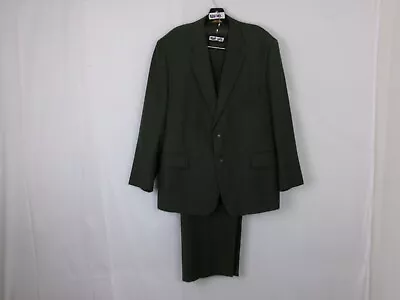 Richard Harris 2-Button Jacket/Pants 2-Pc Suit SIZE:J- 46R; P-38 /28  BLACK/GRAY • $7.58