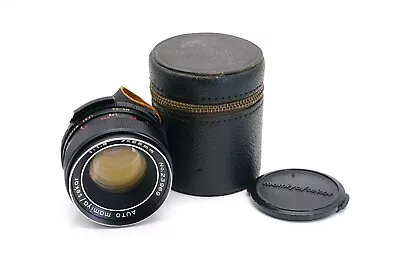 Mamiya Sekor 55mm F1.8 M42 Mount Lens W/ Original Leather Case Front Cap Read! • $49.99