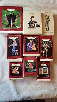 9 Mixed Disney Characters Lot Of Hallmark Keepsake Ornaments • $69.99