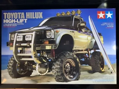 Tamiya 1/10 Electric R/C 4x4 Pickup TOYOTA HILUX HILIFT Kit 58067 From Japan • £397.48