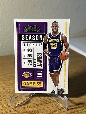 2020-21 Panini Contenders Season Ticket #81 Lebron James Los Angeles Lakers Base • $0.99