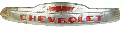 Antique Vtg 1947-1953 Chevrolet Pick-Up Truck Wing Front Hood Emblem Logo Bowtie • $54
