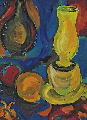 Painting Still Life Vase Expressive • $216.52