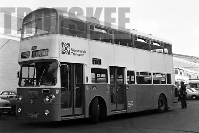 Larger Negative Merseyside Leyland PDR2 Alexander 1215 XKC842K 1979 Liverpool • £4.98