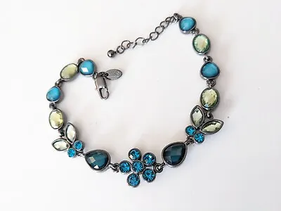Dark Tone Blue Rhinestone Accessories Bracelet • £4.99