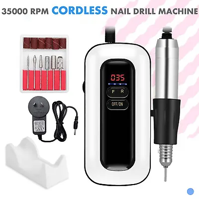 35000RPM Electric Nail Drill Machine E File Manicure Pedicure Art Bit Holder • $56.99