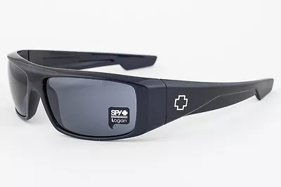 Spy Logan Shiny Black / Gray Sunglasses 60mm • $129