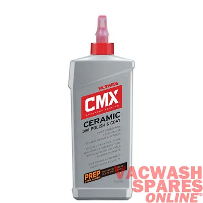 MOTHERS CMX CERAMIC 3in1 POLISH AND COAT 473ML - ENHANCE COLOUR GLOSS & CLARITY • $21.41