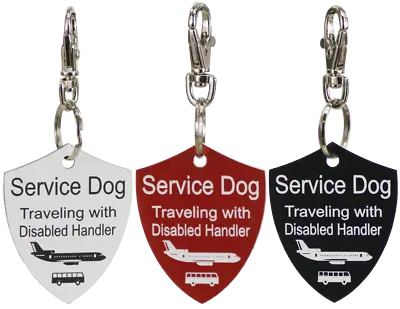 $12.25 • Buy Service Dog Engraved Travel ID Tag