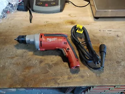 MILWAUKEE 3/8  7 Amp Magnum Drill 0-1200 RPM W/ All Metal Chuck & QUIK-LOK Cord • $85