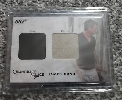 James Bond Archives 2009 Relic / Costume Card QC22 James Bond • £30