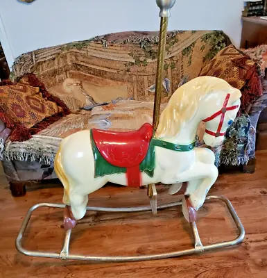 JR Vintage Children Carousel Rocking Horse 1960’s • $225