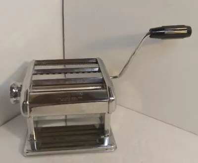 Vintage Ampia Tipo Lusso Pasta Hand Crank Machine Mod. 150 Made In Italy • $29.47