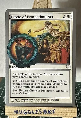 CIRCLE OF PROTECTION: ART X 2 - MtG Unhinged - Common - MINT • £1.80