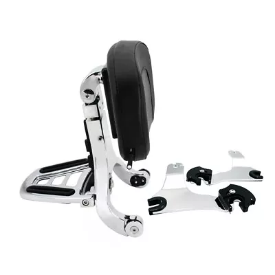 Multi-Purpose Driver Passenger Backrest & Quick Release Mount For Harley Touring • $280