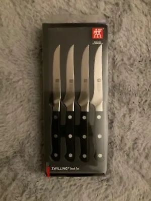 Zwilling J.A. Henckels Professional 4-Pieces Steak Set. 38409-120 • $175