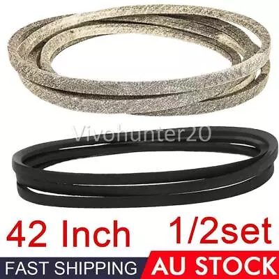 1/2x Deck Belt Suitable For 42  Cut John Deere & Sabre Mowers GY20570 GX20072 • $25.69