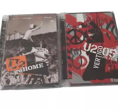 U2 Go Home Music DVD Live From Slane Castle Ireland & U2 Vertigo DVD Fr Chicago  • $27.38