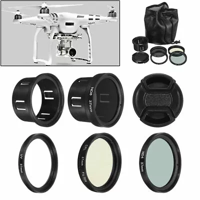 $24.79 • Buy CPL ND4 ND8 UV Polarizer Lens Filter For DJI Phantom 3 4 Professional Advanced