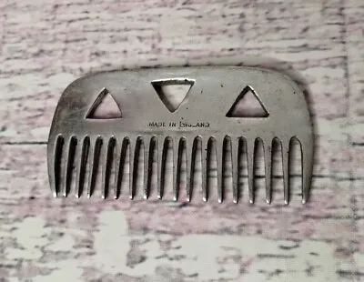 Vintage Aluminum Fluffer Comb Horse Mane Tail Brush Hair Metal Grooming Tool • $19.99