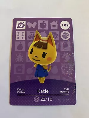 107 Katie Animal Crossing Amiibo Card  Authentic ACNH • $4.50