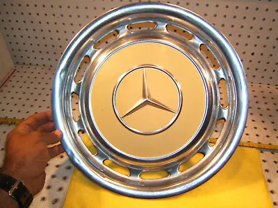 Mercedes W123R107 C107 14  Inch Rim Painted Yellow /Beige Metal Hub OEM 1 Cap • $175