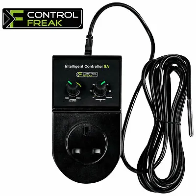CONTROL FREAK Thermostatic Fan Speed Controller Smart Probe 5A Amps Hydroponics • £44.45