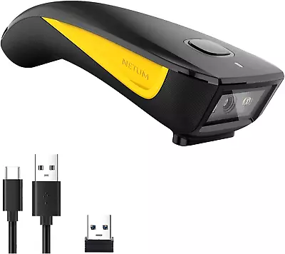 NETUM QR Code Scanner Mini Barcode Scanner Bluetooth Compatible Small Portable • $170.99