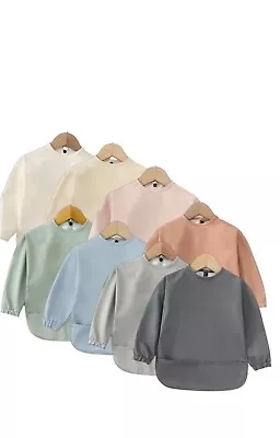 Baby Bib With Long Sleeves • £13.99