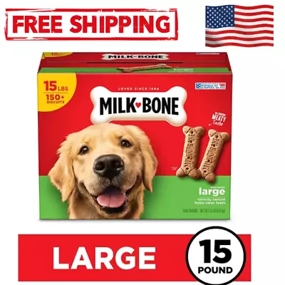 Milk-Bone Original Large Crunchy Dog Treat Biscuits (240 Oz.) Free Shipping • $25.99