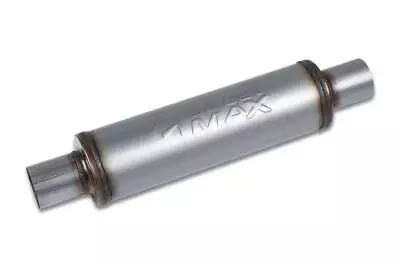 Street Max - SM10415 4  Round Body Muffler 2.25  Center In / 2.25  Center Out • $45.99