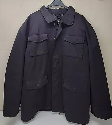 Field Coat M65 Mens 2XL Black Cold Weather Combat Jacket With Liner Military • $74.95