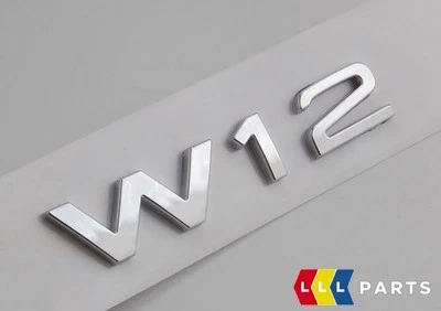 £43.04 • Buy New Genuine Vw Touareg Chrome W12 Trunk Boot Lid Badge Emblem 7l6853675d  739