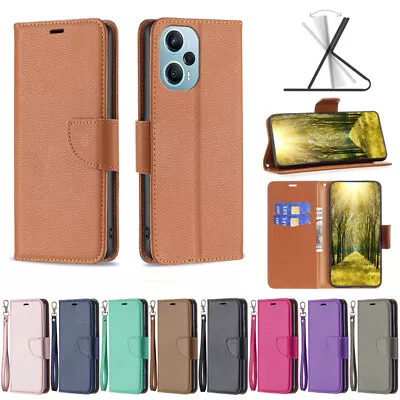 Litchi Wallet Leather Flip Case For Xiaomi Redmi 12 A2 12C Note 12S Note 12 Pro • $14.30