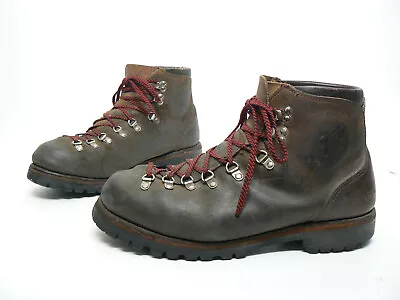 Vtg Made-In Italy Vasque All-Leather Goodyear Welt Mountain Boots Men's US 12 W • $299