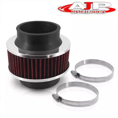 Universal 2.75  Mesh Bypass Valve Pipe Piping Cold Air Intake Motor Engine Red • $9.99