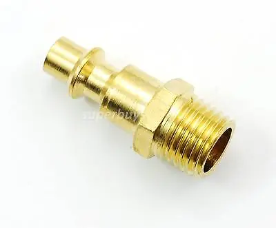 Brass 1/4  BSP Airline Quick Coupler Air Line Hose Male Connector Coupling Tool • $11.95