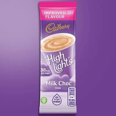 Cadbury Highlights Hot Chocolate Instant Sticks (30 X 11g) - 30 Sachets • £19.99