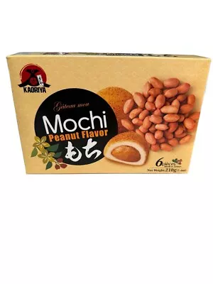 Kaoriya Mochi Peanut Flavor 6 Pieces 210 Grams 7.4 Oz • $4.99