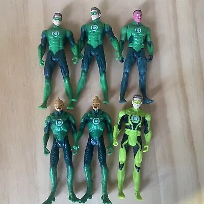 Lot OF 6PCS DC Universe Green Lantern Movie 3.75 Inch-4 Inch Action Figure Toys • $13.99